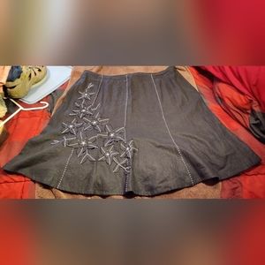 Sag Harbor linen skirt